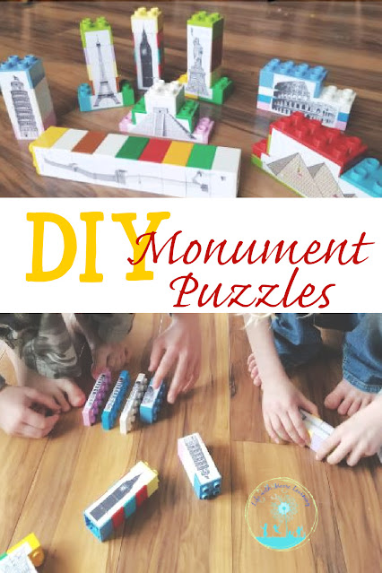 DIY Famous Monument Puzzles for Hands-on Learning