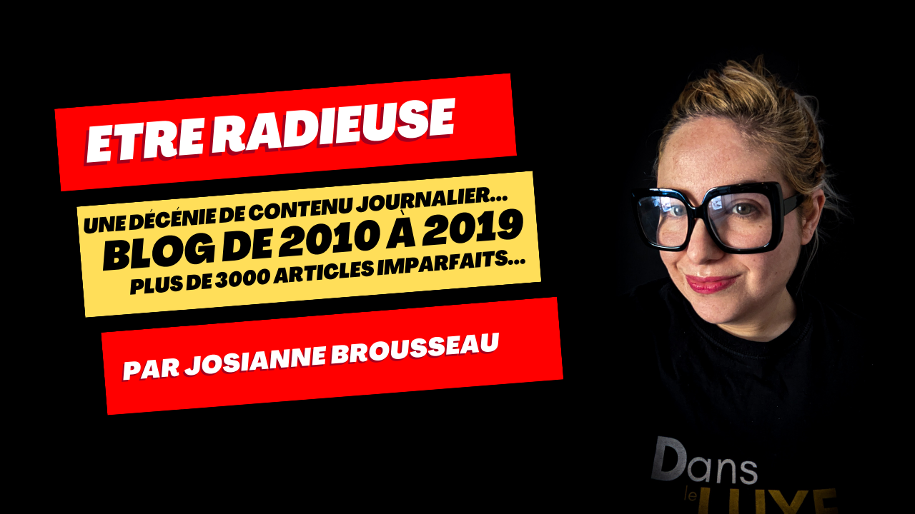 Etre Radieuse par Josianne Brousseau | Etre Radieuse