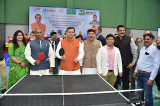 National ranking table tennis competition in Uttarakhand