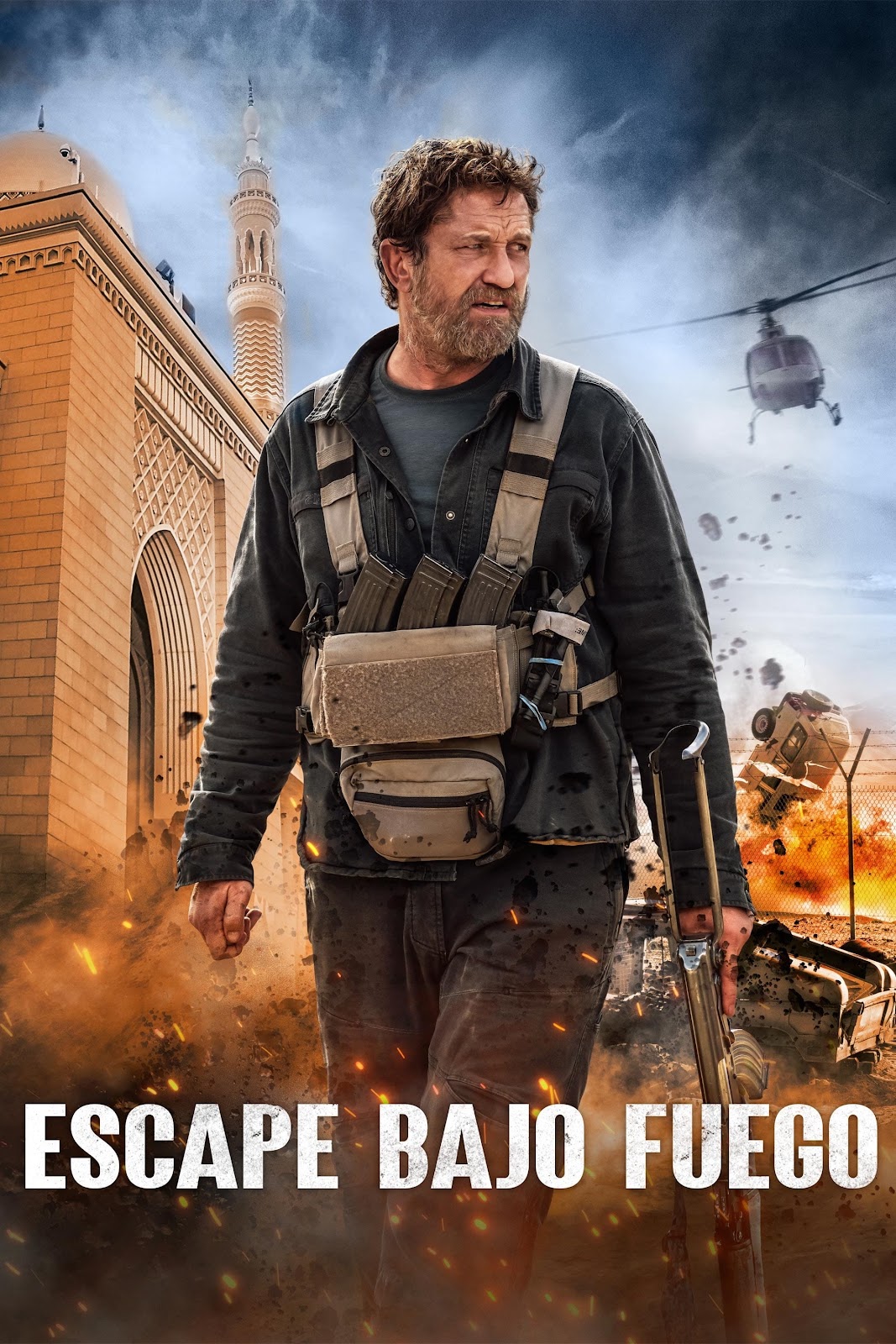 Escape Bajo Fuego 1080p español latino 2023