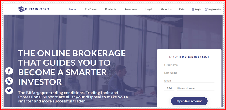 Мошеннический проект bitfargopro.io – Отзывы, развод, обман! Компания Bitfargopro мошенники