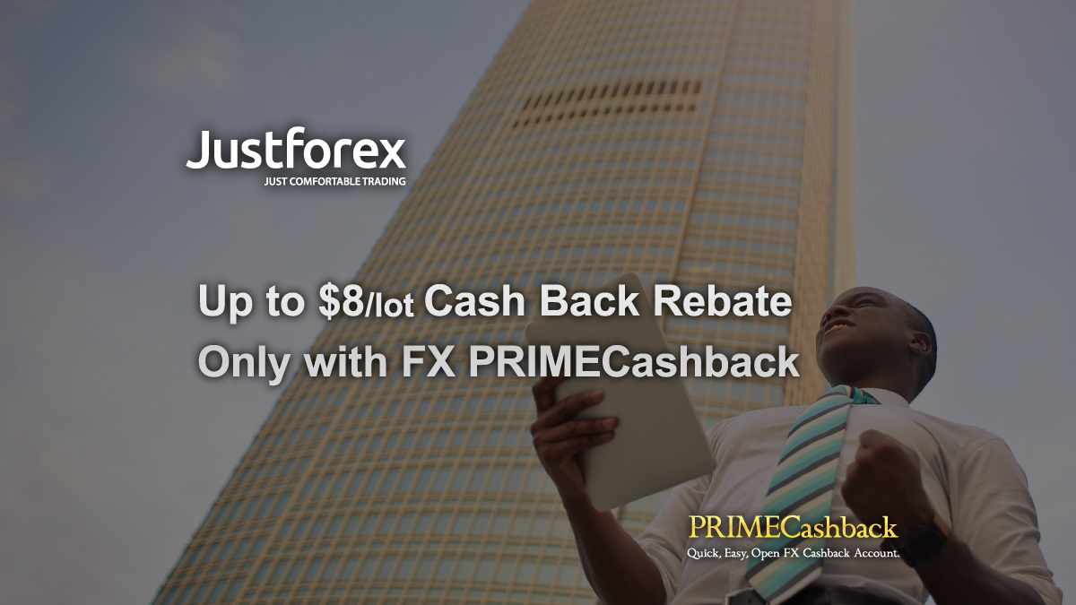 Exclusive - up to $8 per lot Cash Back Rebate on JustForex Mini and Standard accounts Our exclusive Cash Back Rebate program offers the unlimited amount of rebate for the unlimited time period.