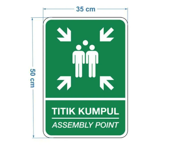 Jasa Pembuatan Sign Evakuasi Titik Kumpul Jakarta