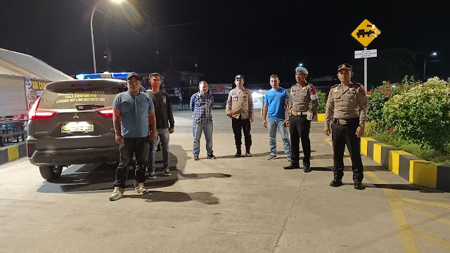 Kapolsek Medang Deras AKP Abdi Tansar, S.H, M.H Pimpin Patroli Balap Liar Dan Premanisme