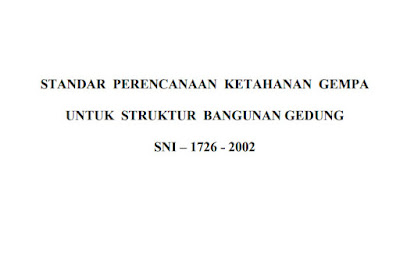 Download SNI Peraturan Gempa Indonesia Tahun 2002