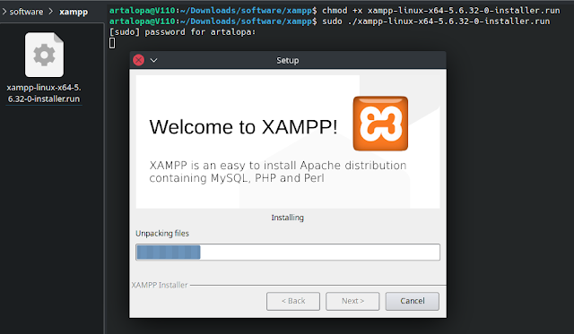 Install XAMPP di Linux (Ubuntu, Linux Mint, Debian, Manjaro, dll.)