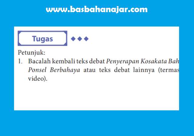 Bahasa Indonesia Kelas 10 Halaman 199, 200 Tugas [Kunci Jawaban]