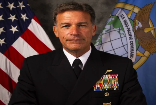 US Admiral John C. Aquilino