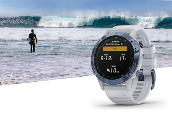 Garmin introduz o novo widget Surfline para o máximo desempenho e controlo de cada onda