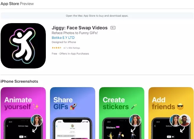 jiggy gender swap app