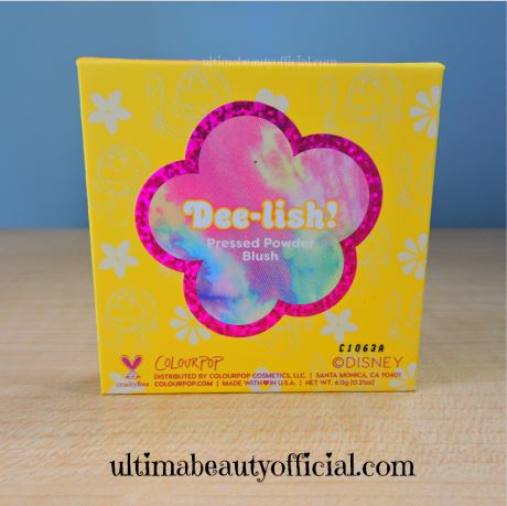 Back of Pressed Powder Blush in Dee-Lish packaging