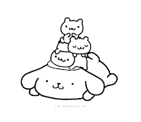 Pompompurin and his friends