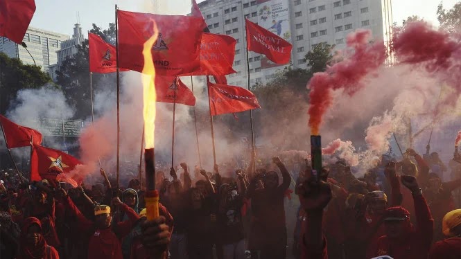 Ribuan Massa Partai Buruh Bakal Geruduk Gedung DPR RI Besok, Simak Tuntutannya!