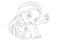 Baby Pocahontas coloring page