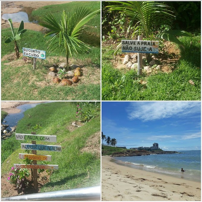 Cuidando da praia com muito carinho