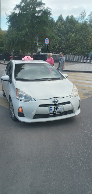 Taxi's in Tbilisi.