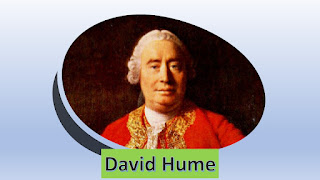 David Hume: Of Miracles, Part Two: Portrait of David Hume and text with Hume's name