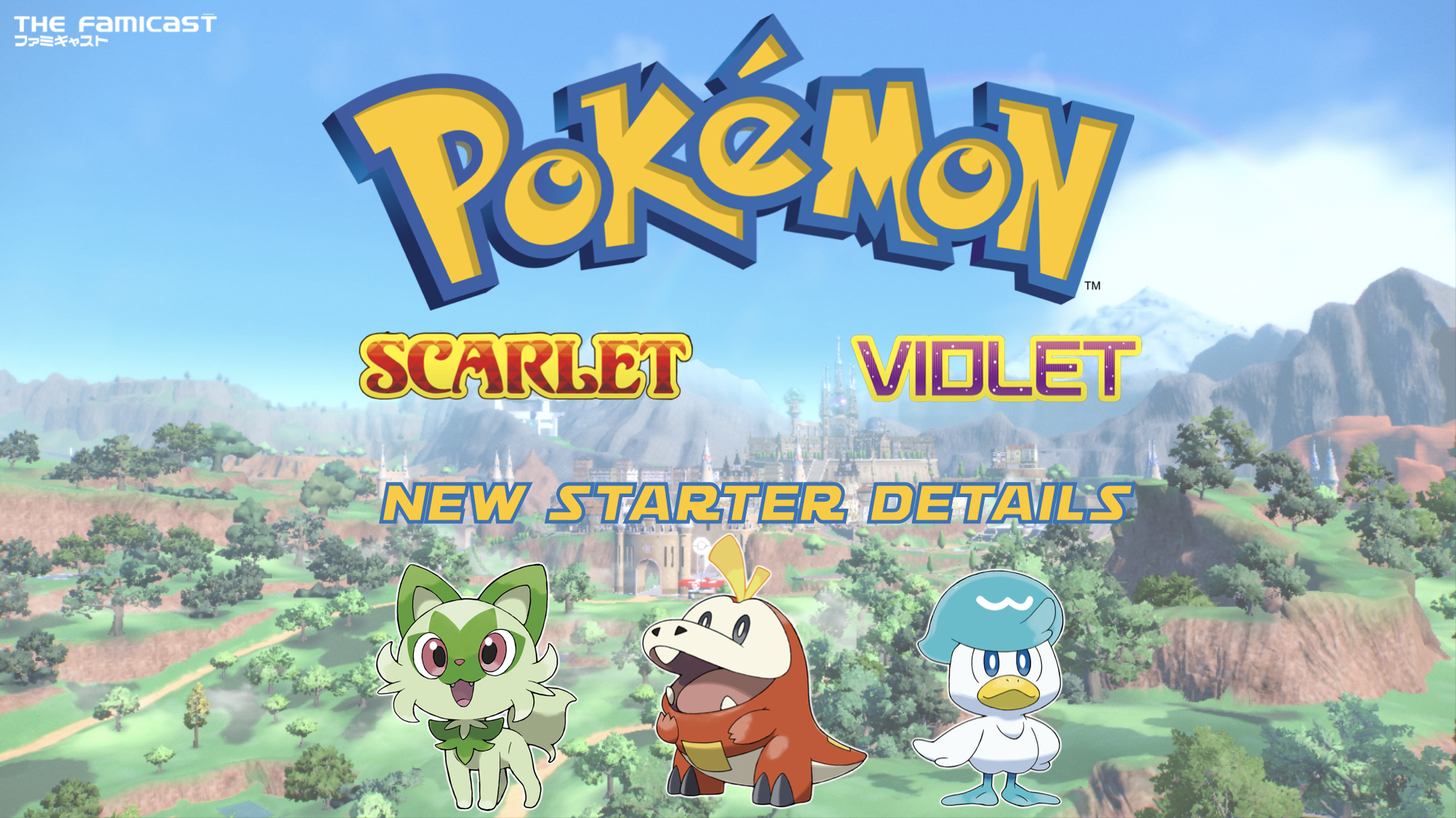 Pokémon Scarlet, Violet Starter Pokémon Details