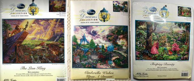 Disney Dreams; Cross Stitch; Disney Dreams Thomas Kinkade; MCG Textiles