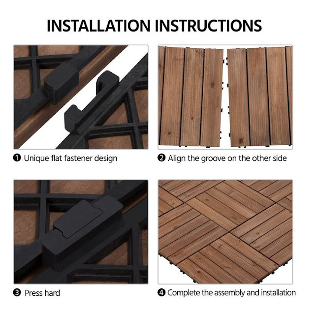 Easy fashion Wooden Floor Tiles
