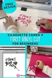 cameo 4, vinyl, adhesive vinyl, beginner tutorial, silhouette cameo beginner tutorial