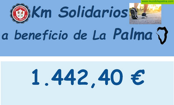 Donativo a La Palma de los km solidarios del Colegio Cervantes de Madridejos (Toledo)