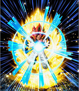 Dokkan Battle 7th Anniversary x Figuarts ZERO [Super Fierce Battle] Collaboration Super Saiyan 4 Gogeta -Ultimate Power Saiyan Warrior-, Bandai