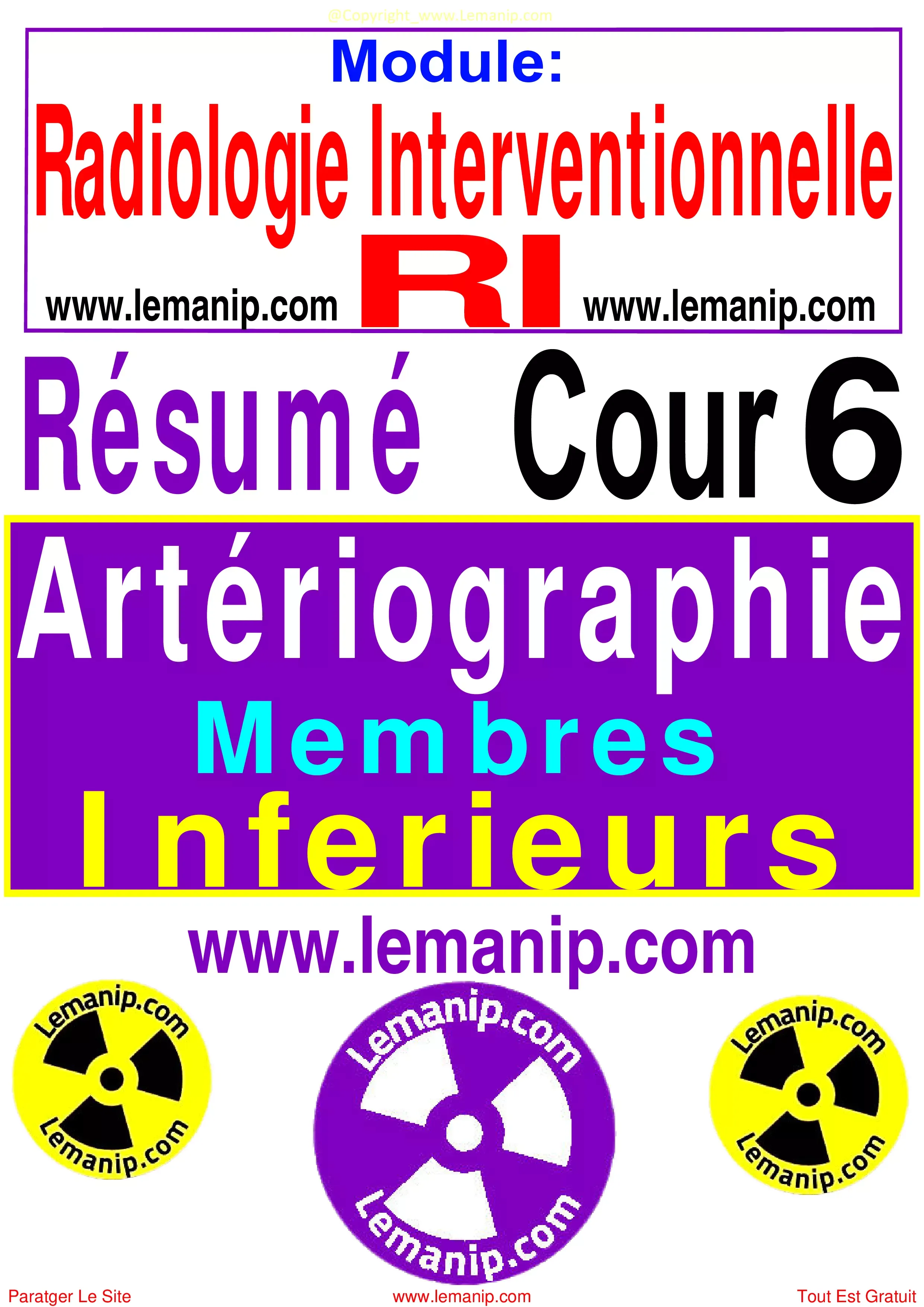 Cour 6 Du Module Radiologie Interventionnelle RI