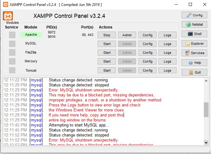 MySQL Error