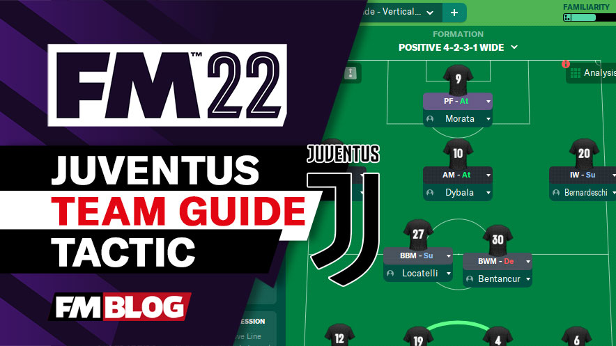 FM22 Juventus 4-2-3-1 Vertical Tiki Taka Tactic | Team Guide