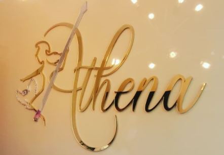 Athena é logomarca criada pelo Desenhista Marcelo Lopes de Lopes