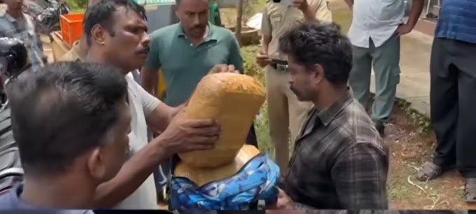 *ബൈക്കിൽ ട്രാവൽ ബാഗുമായി യുവാവ്….പിടികൂടിയപ്പോൾ ബാഗിൽ നിന്നും കണ്ടെടുത്തത്*…