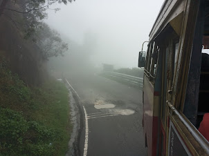 Entire Highway route covered in Fog nearing Topstation