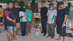Peduli Korban Banjir, KNPI Kota Serang Berikan Bantuan Sembako