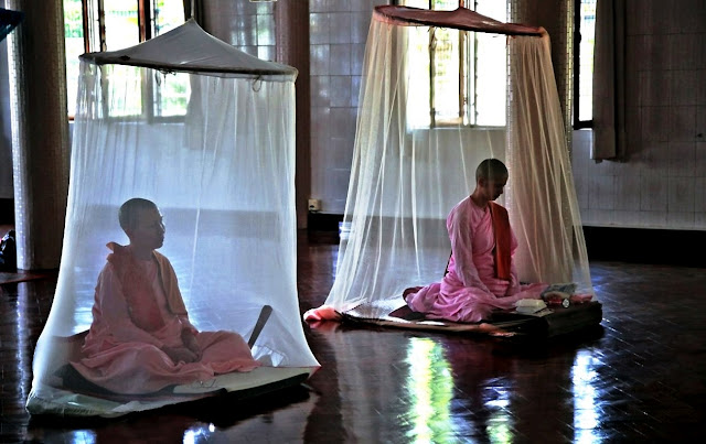 Медитация монахов в Баго