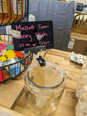 Chef Al's features snacks from other local businesses too, like these Mallett Farms honey sticks