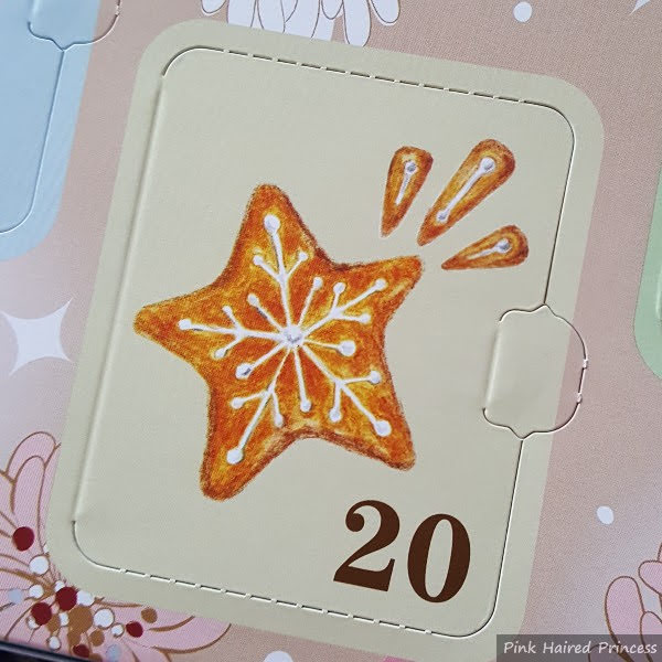 Paul & Joe advent calendar door 20 with star cookie illustration