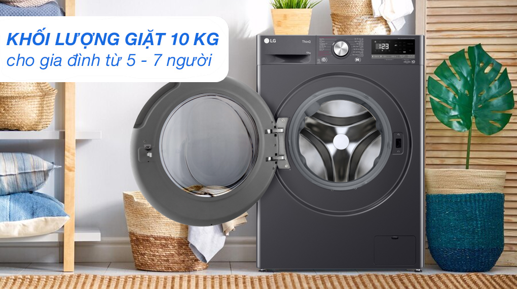 Máy giặt LG FV1410S4M1 - Khối lượng giặt