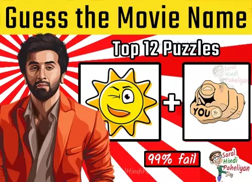 Guess The Movie Name Puzzle | Ranbir Kapoor | Emoji Quiz