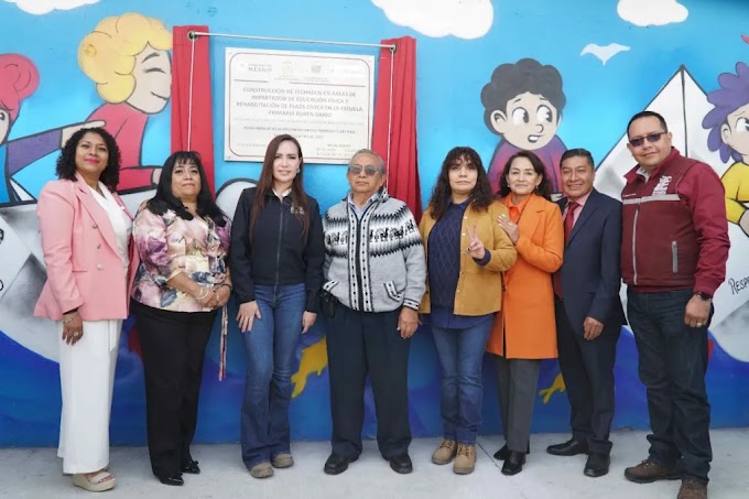 En Ecatepec Edoméx ,suma 82 arcotechos en escuelas públicas gracias al DIF municipal
