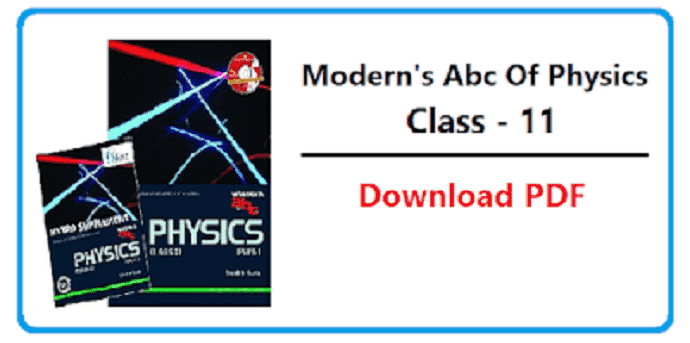 Modern's ABC Of Physics Class 11 Download PDF