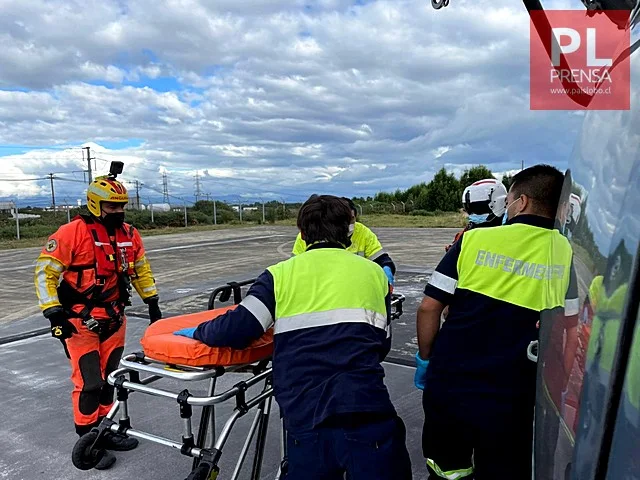 Armada apoyó aeroevacuación médica de herido a bala