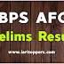 IBPS AFO Prelims Result 2022 : Latest updates