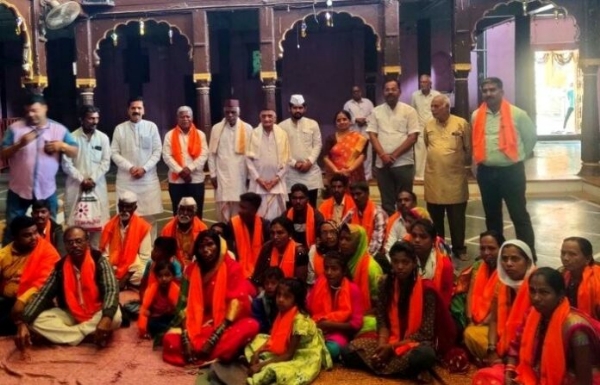 Dharma Wapsi! In Aurangabad, 53 Christians return to Hinduism