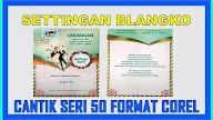 Settingan Blangko Undangan Cantik Seri 50