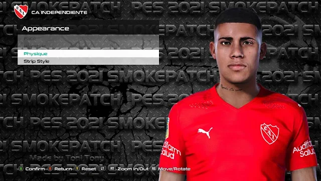 Ayrton Costa Face For eFootball PES 2O21