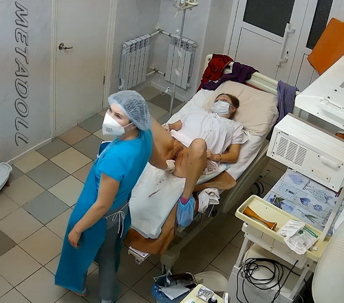 Examination at gynecologist office flimed with hidden camera (Examination During Pregnancy 29-30)