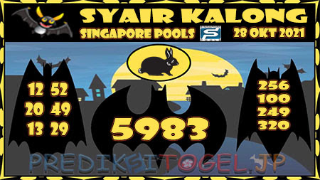 Syair Kalong Togel Singapura Kamis 28-10-2021