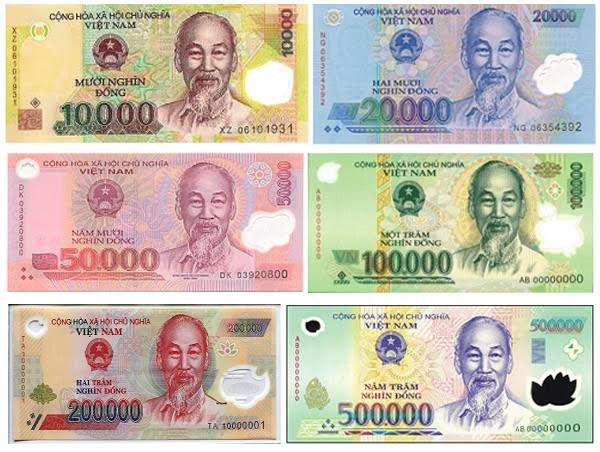 Vietnamese Dong is the 4th lowest currency in the world.