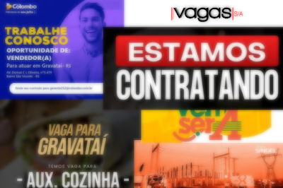 Lista de empregos e oportunidades em Gravataí e Cachoeirinha